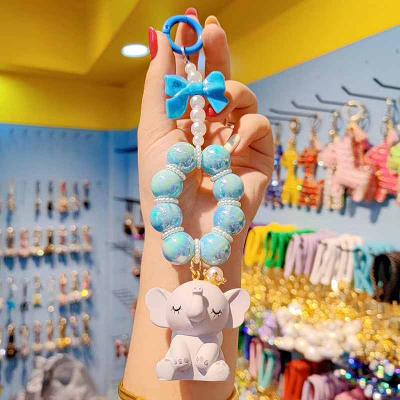 Wholesale Resin Crown Dumbo Keychain